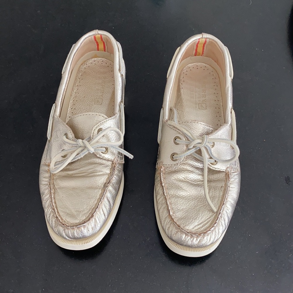 Sperry Top-Sider for JCrew Gold Loafers